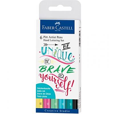 Faber Castell Handlettering Pens - Be Unique, Be Brave